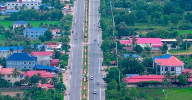 ផ្លូវជាតិ​លេខ៣៣អា​ ភូមិថ្មី​ ក្រុងកែប​ ឆ្ពោះទៅខេត្តកំពត​ រីករាយ​ថ្ងៃ​ចុង​សប្ដាហ៍​🌳🏡