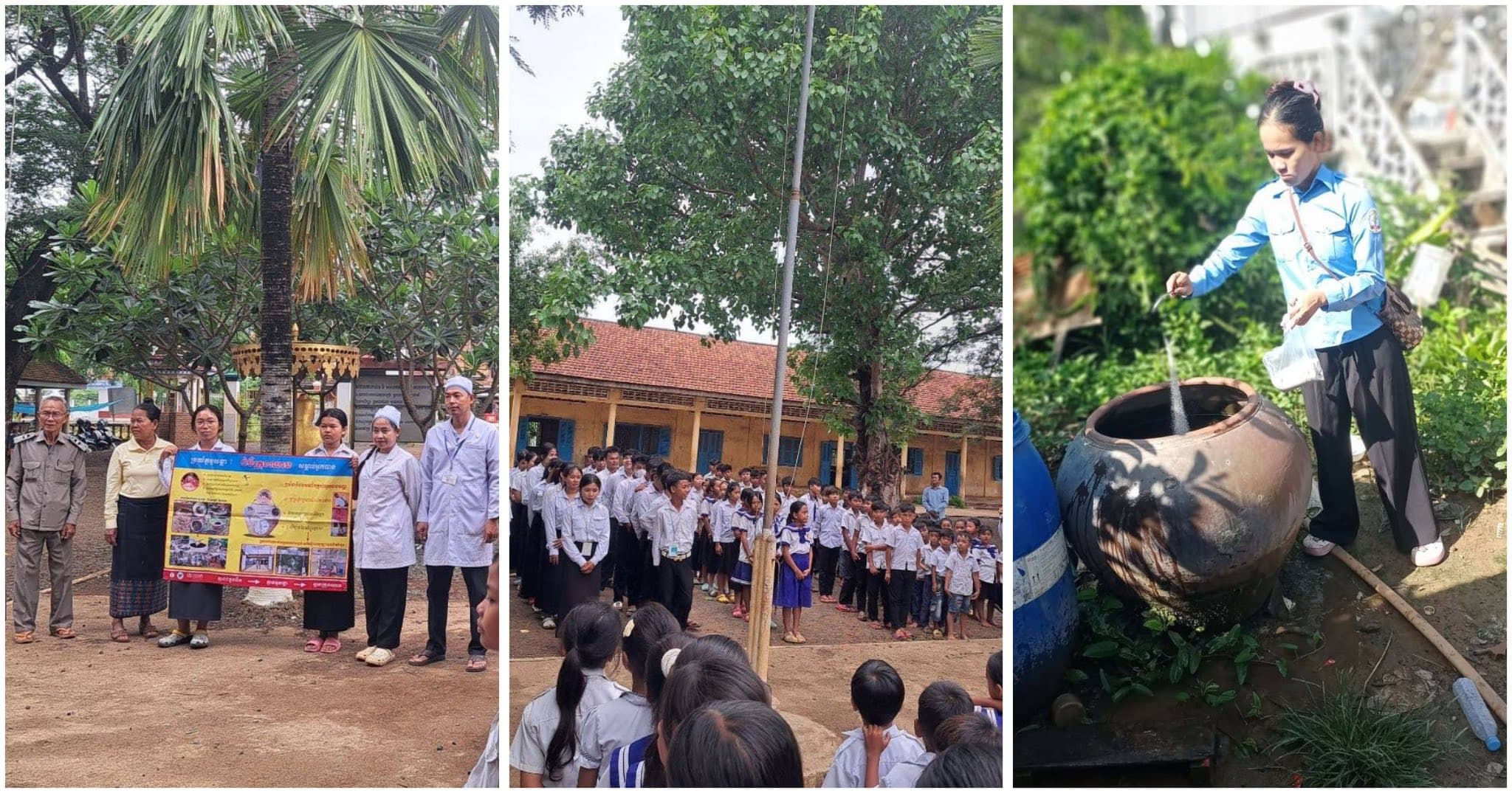 មន្ទីរសុខាភិបាលខេត្តកំពង់ចាម បើកយុទ្ធនាការចុះអប់រំផ្សព្វផ្សាយ និងថែទាំសុខភាពជូនប្រជាពលរដ្ឋ និងសិស្សានុសិស្ស ក្នុងស្រុកប្រតិបត្តិទាំង៤