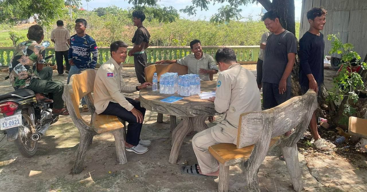 សមត្ថកិច្ចជលផលកំពង់ចាម ចុះល្បាតត្រួតពិនិត្យបទល្មើស និងផ្សព្វផ្សាយ ច្បាប់ស្ដីពីជលផលជូនប្រជានេសាទ នៅស្រុកជើងព្រៃ
