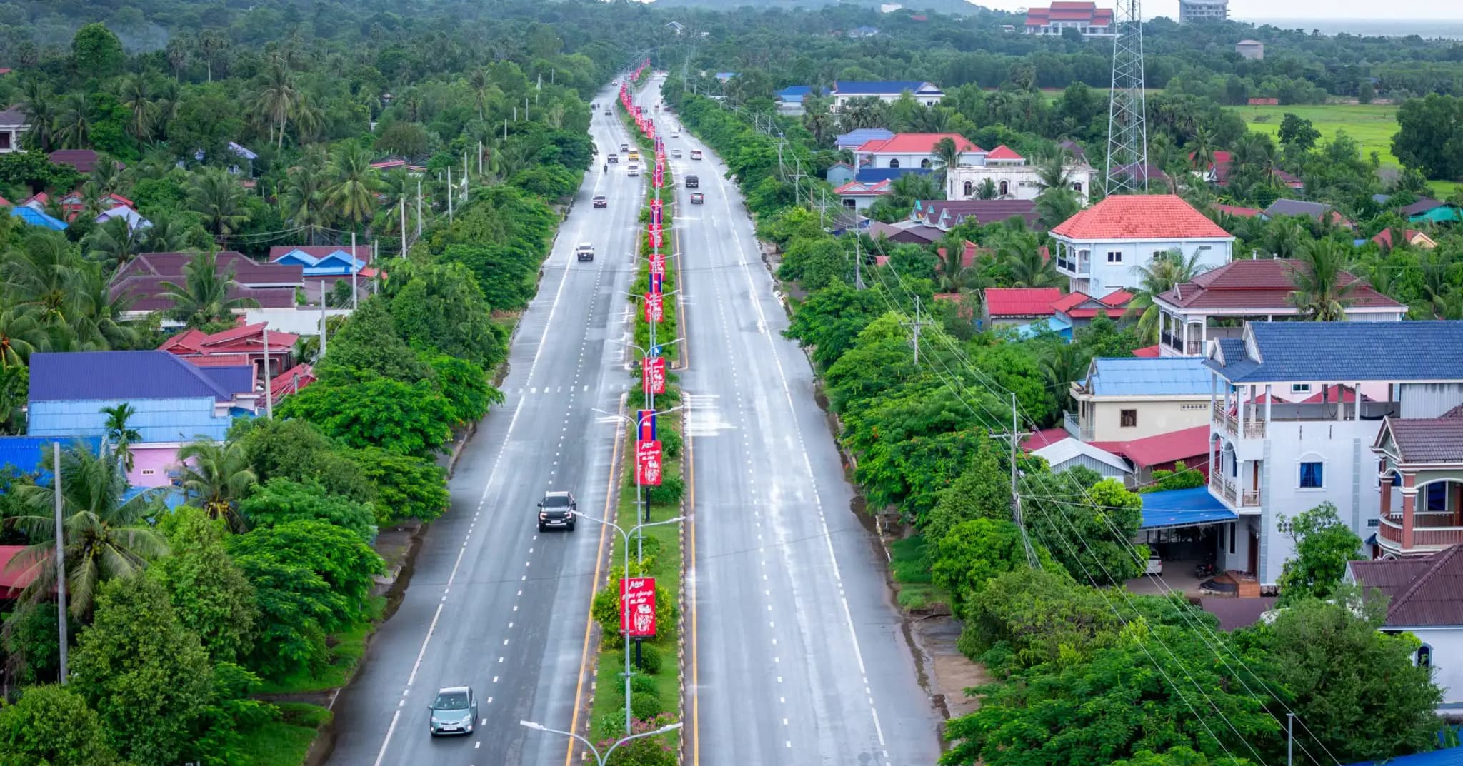 វិថី៣៣អា(ផ្លូវ​ជាតិ​លេខ33A) ភូមិថ្មី​ សង្កាត់​ព្រៃ​ធំ​ ក្រុងកែប​  📸Mat Ousman-ម៉ាត់​ អ៊ូស្មាន  ​ មន្ទីរ​ព័ត៌មាន​ខេត្ត​កែប