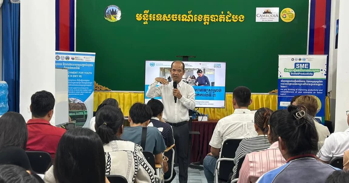 មន្ទីរទេសចរណ៍ខេត្តបាត់ដំបងបើកវគ្គបណ្តុះបណ្តាលស្តីពីគោលការណ៍អនុវត្តអនាម័យល្អសម្រាប់ការគ្រប់គ្រងអាហារដ្ឋាននិងគោលដៅទេសចរណ៍